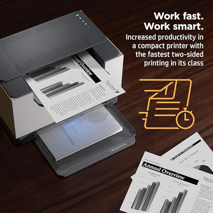 HP Laserjet M209dw High-Speed Wireless Monochrome Laser Printer for Home Use and Small Business, Fast 2-Sided Printing, Dual Band WiFi Compact Black and White Printers (Renewed)