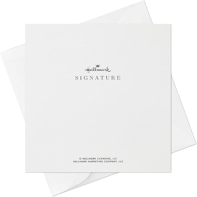 Hallmark Signature Birthday Card (Seashell Birthday Cake)