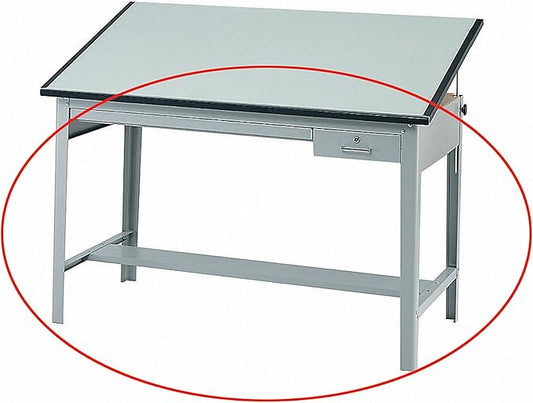 Safco Products 3962GR Precision Drafting Table Base for Use with 3952, 3953 Table Top, Sold Separately, Gray