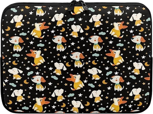 Corgi Dog Printed Computer Bags for Laptops, Water Resistant 10 Inch Laptop Bag Laptop Briefcase Travel Case for Women Men Teens, Compatible with Most Laptops