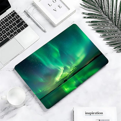 Compatible with 14.2 Inch MacBook Pro A2442/A2779, Iceland Green Aurora Hard Plastic Shell Cover Case