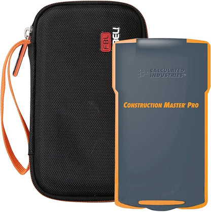 FBLFOBELI Hard Carrying Case for Calculated Industries 4065 4080 4054 Construction Master Pro Advanced Construction Math Feet-inch-Fraction Calculator, Case Only