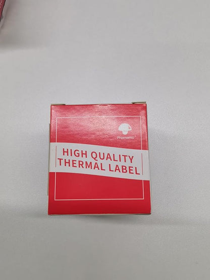 Phomemo Labels-Gold Sticker Circle Thermal Label Compatible with M110/M220/M100/M150/M250/M120/M200/M221 Label Maker, Black on Golden, 1.96"x1.96"(50x50mm)