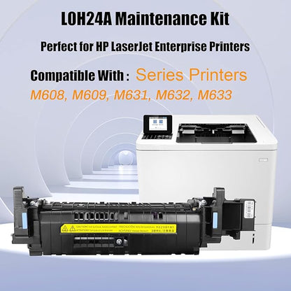 L0H24A L0H24-67901 (J8J87-67901,J8J87A) Fuser Maintenance Kit Compatible with M607, M608, M609, M631, M632, M633 Includes RM2-1256 Fuser & 5 Sets of J8J70-67904 for Tray 2-6(110V)