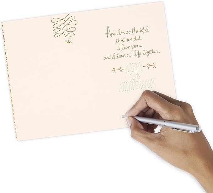 Hallmark 1st Anniversary Card (Chance on What Could Be)