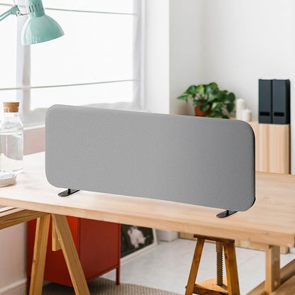 Desk Dividers, Portable Table Partition Screen Panel for Office, Workspace, Classroom, Student, Freestanding, Scratch Resiatance, 48"x18", Steel