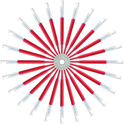 DunBong G2 Gel Ink Pen Refills, for Retractable Gel Pens, 0.5mm Fine Point, Pack of 5 (Red)