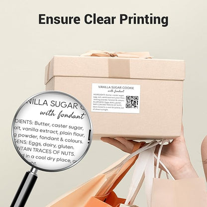 Direct Thermal Labels,2''X1.18''(50 x 30 mm) Thermal Label Sticker,Thermal Printer Labels for UPC, Barcodes, Postage, Address,Compatible with Most Desktop Label Printers 115 Labels, 3 Rolls