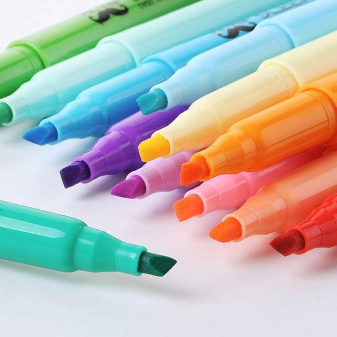 Mr. Pen- Pastel Highlighters, 12 Pack, Assorted Colors, Fast Dry, Highlighter Pastel, Set, Bible Journaling Highlighter, Marker, Colored School Supplies