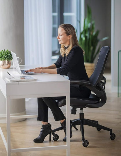 Office Chair Wheels for IKEA Chairs ONLY | Soft Rubber Computer Chair Caster Wheels Protect Your Hardwood Floors Better Than Any Office Chair Mat, Set of 5 Desk Chair Wheels, No Scratching or Marking.