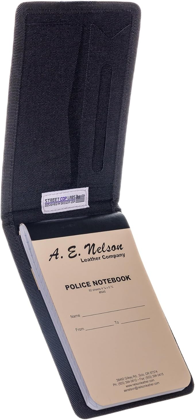 Tactical Field Notebook Cover for Police Officers and Law Enforcement