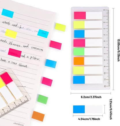 Golcellia 1600 Pieces, Transparent Sticky Notes, Page Markers, Book Tabs, Sticky Note Tabs, Sticky Tabs, Page Tabs, Label Stickers, Pop Up Index Tabs, Tabs Flags Stickers, Index Tabs Flags