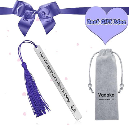 Panda Bookmark Panda Lover Gift Bookmark Book Lover Gift Animal Lover Gift for Girls Gift for Panda Lover Panda Theme Bookmark Christmas Graduation Birthday Gift for Panda Lover Daughter