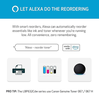 Canon imageCLASS LBP122dw - Monochrome Duplex Wireless Laser Printer, Single Function, Home Office, Mobile Ready, 30 PPM, Black