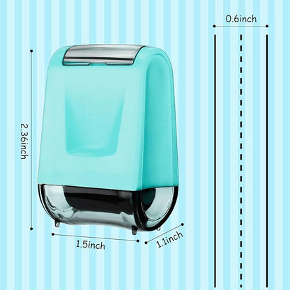 Sherr 2 Handwriting Line Stamp Roller Dashed Handwriting Lines Practice Roller Stamp for Kids, Teachers Kindergarten Education Classroom Back to School Need(2.72 x 2.44 x 1.54 Inch,Light Blue)