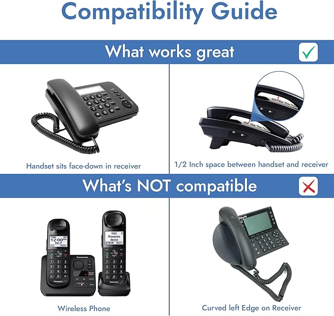 Handset Lifter for Leitner Wireless Headsets – Works with All Leitner Wireless Headsets