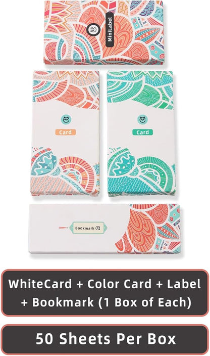 Mixed Pack Blank Cardstock Paper Types - Thick Heavy Cards Stock for Card Making, DIY Art Projects, Greeting Cards, Birthday Part, Study Assistance, Board Game (Mixed pack of 4 card paper types)