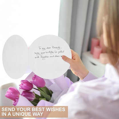 Birthday Card for Women Wife Girls, Inspirational Birthday Gifts for Her, Cute Happy Birthday Card with Fun Sweet for Teacher, Mom, Sister, Vinyl Record Design, Sticker and Envelope (Gold Foil)