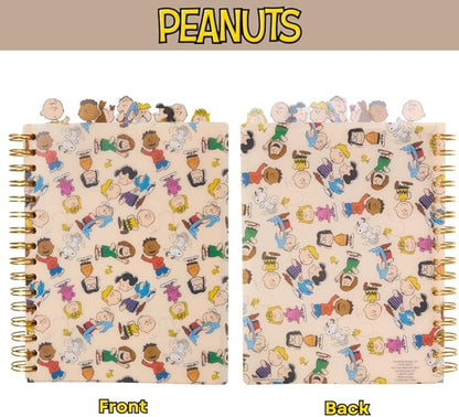 Innovative Designs Peanuts Gang Journal Notebook, Spiral Bound, 144 Lined Pages, 8 x 7 inches – Peanuts Snoopy Charlie Brown