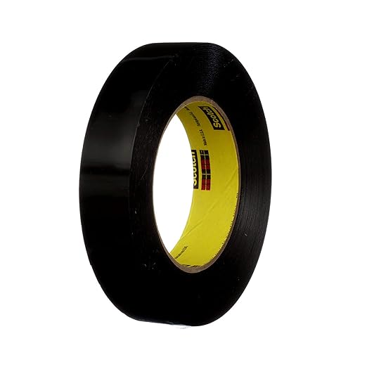 3M Preservation Sealing Tape 481, 1/2" x 36 yd., Black