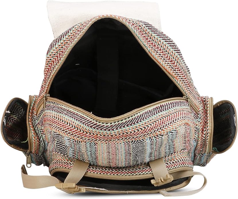 LONGING TO BUY Himalyan Hemp Laptop Bag Backpack/Traveller Bag, Hemp Laptop Bag