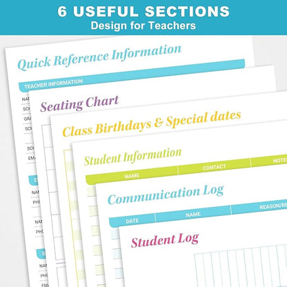 Teacher Planner 2024-2025, Weekly and Monthly Planners 2024-2025 for Women & Men in Aug.2024 - Jul.2025, 8.5"x 11" Marked Tabs, Hardcover with Elastic Closure, Back Pocket, Twin-Wire Binding (Flower)