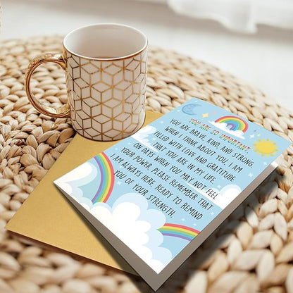 Chenive Encouragement Card for Women Men, Thinking of Card, Motivational Card, Emotional Support Card, Friendship Card, You are So Important I Am Always Here