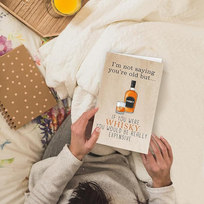 Funny Birthday Cards for Men, Gifts for 40th 50th 60th 70th 80th Mens Birthday Ideas, Dad Bday Cards, Gifts for Him