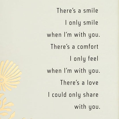 Hallmark Romantic Valentine's Day Card (Only One for Me) for Anniversary, Love, Romantic Birthday, Sweetest Day