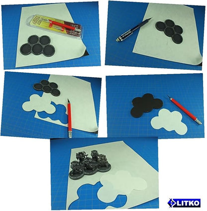 Flexible Steel Vinyl Magnetically-Receptive Sheet | 0.025in Thick | Letter Size 8.5x11 inch | Adhesive Backed Peel and Stick (1)