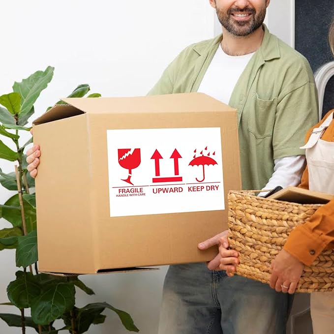 100 Labels 8.5"x11" Full Sheet Shipping Labels for Laser & Inkjet Printers, 8 1/2x11 Matte White 1 Per Sheet Full Page Mailing Label Sheets for Copier Printer, Full Size Labels