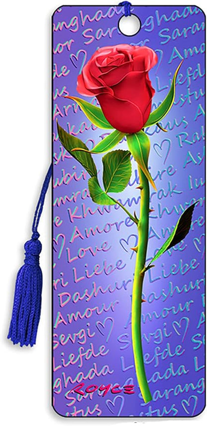 3D Lenticular Royce Bookmarks by Artgame (Flower Set)