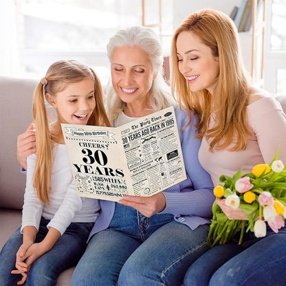 30th Birthday Card, 30th Birthday Decorations for Women Men, 30th Birthday Gifts for Her Him, Back in 1995 Birthday Card