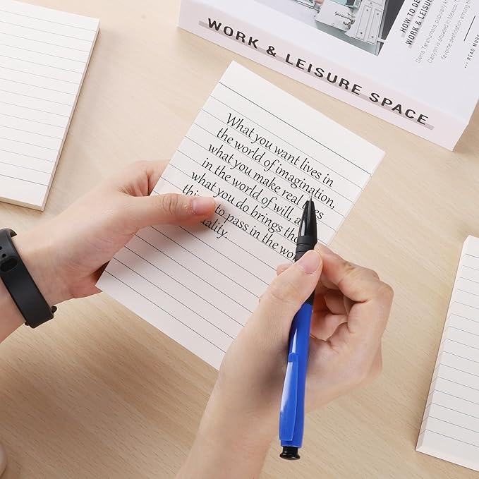 20 Pack Lined Memo Pads 4”x6” Note Pads - 100 Sheets Each Lined Paper Notepad- Small Memo Scratch Pad Writing pads