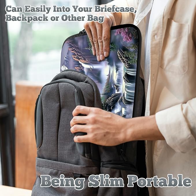 Universal Tablet Laptop Sleeve Case 10 inch, Eagle Landscapes Slim Carrying Case Durable Handbag Travel Laptop Bag for 7 to 10-inch Laptops/Notebook/Kids Tablet/ipad/eBook Readers