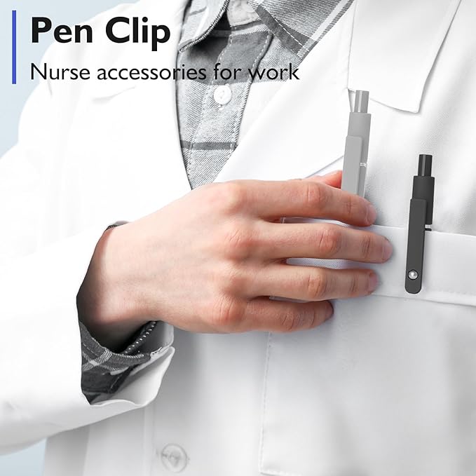 Easter Gifts for Him, Easter Basket Stuffers, 0.5MM Black Gel Ink Pens Fine Point Smooth Writing Pens, College Essentials Pens, Father's Day Birthday Gifts for Men (6PCS Black Gray White)