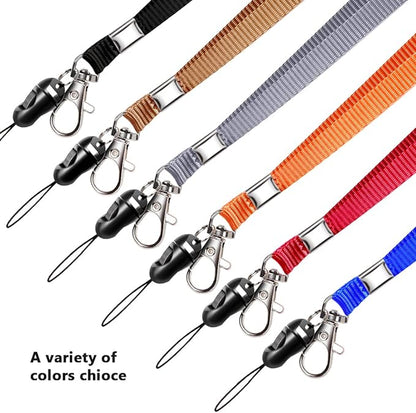 6 Pack Neck Lanyard with ID Badge Holder, Office Strap Lanyards, Stainless Metal Swivel Hook for Name Tag, Badge Holders, Keychains, Card, Rosy