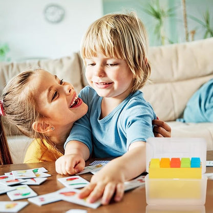 H4D Index Card Holder 3x5 Inches with 25 Plastic Dividers, Clear