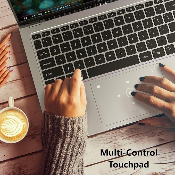 Acer Swift Go 14 Intel Evo Edition Laptop | 14" OLED WQXGA+ 2880x1800 Display | Unlock AI Experiences | Intel Core Ultra 5 processor 125H | Intel ARC | 8GB LPDDR5 | 512GB SSD | WiFi 6E | SFG14-73-58EP