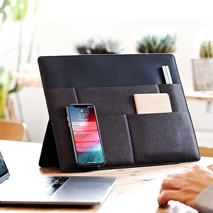 Beblau 3-in-1 Sleeve Bag, Laptop & Tablet Portfolio | Portable Tech & Desktop Organizer | Laptop Carrying Case | MacBook Air/Pro, Lenovo, HP, Dell, Asus Notebook..Up to 15" Gift