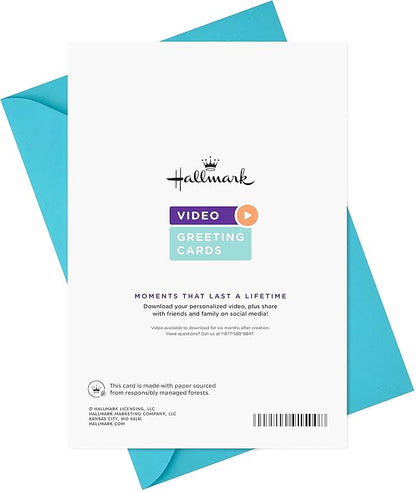 Hallmark Personalized Video Love Card-Romantic Birthday, Anniversary, Sweetest Day-Love You (Record Your Own Video Greeting)