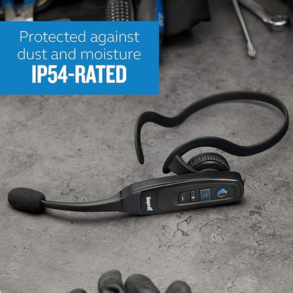BlueParrott C400-XT Trucker Bluetooth Headset – Industry Leading Sound with Long Wireless Range & Extreme Comfort for All-Day Wear - Ideal for Anyone On-The-Go, Up to 24 Hours of Talk Time, Black