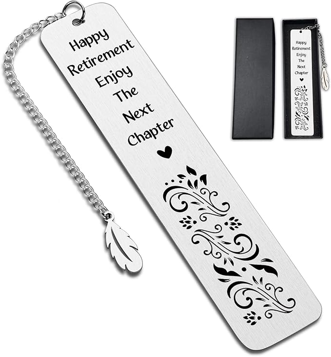 Retirement Gifts for Women Men 2024 Retirement Gifts for Mom Grandmom Boss Colleagues Friends Teacher Retirement Gifts for Happy Retirement Enjoy The Next Chapter Bookmark Christams Gifts