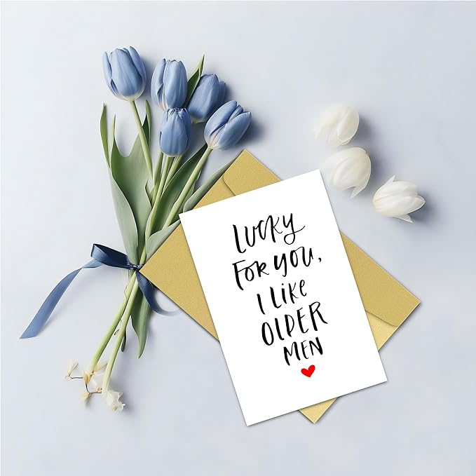 Funny Birthday Cards for Men, Naughty Birthday Card for Him, Humorous Older Men Birthday Cards for Boyfriend, Husband, Fiance