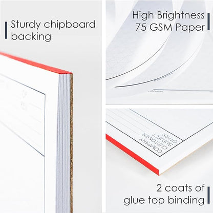 8.5" x 11" Isometric Graph Paper 50 Sheets Portrait - 0.25" Grid, Non-photo Blue, High Brightness, Drafting, Engineering, Art, 3D Design (3-Pack)