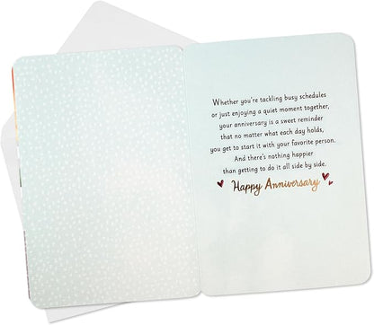 Hallmark Anniversary Card for Couple (Coffee, So Good Together)