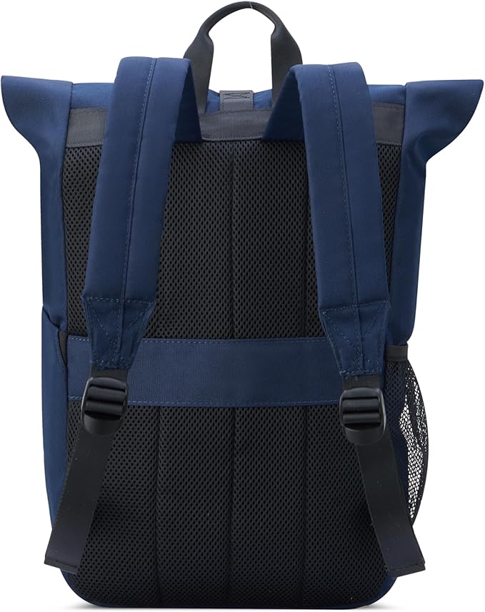 Jeep JS016D Rolltop Travel Backpack, Navy, 17" Laptop