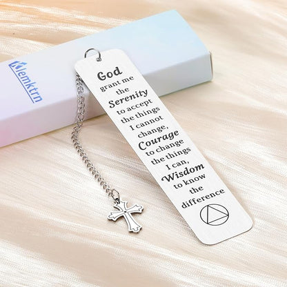Sobriety Gifts for Women Men Christmas Stocking Stuffers for Women Serenity Prayer Gifts Christian Gifts Faith Religious Gifts Inspirational Gifts for Women Pastor Appreciation Gifts Catholic Gifts