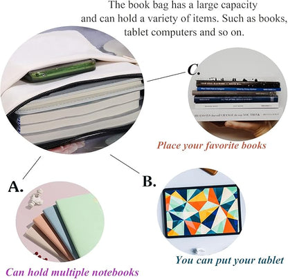 Cartoon Character Book Sleeve Ohana Lovers Book Cover WDW Fandom Gift Go Away I’m Reading Gift for Bookish Bibliophile (ShiDiZai ReadingBS)