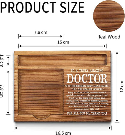 Doctor Sticky Note Holder, Thank You Doctor Gifts, Doctor Appreciation Gifts, Doctor Office Desk Self-Stick Note Pad Holders GSH344